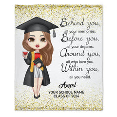 Class of 2023 Graduation Custom Blanket-Graduation Gift