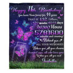 Livraison gratuite✈️Nom personnalisé Couverture d'anniversaire personnalisée - Cadeau créatif