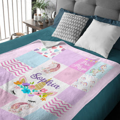 Personalized Blanket - Elephant Blanket - Shower Gifts - Elephant Nursery