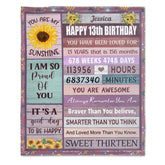 Birthday Gift Blanket for Girls - The Most Meaningful and Practical Birthday Gift