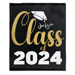 Custom Senior 2024 Graduation Blanket - Best Graduation Gifts