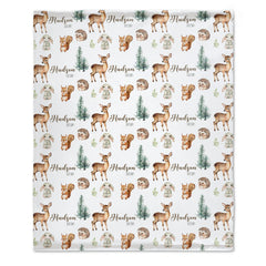 Personalized Woodland Animal Baby Name Custom