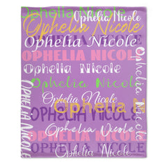 Personalized Name Blanket