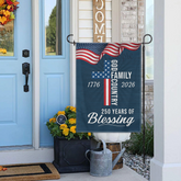 250 Years of Blessing God 1776 2026 Patriotic Flag