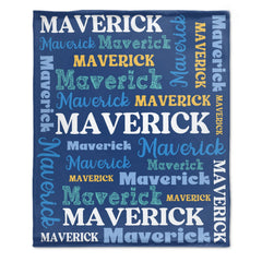 Personalized Name Blanket - Baby Shower and Newborn Baby Gift