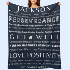 Livraison gratuite✈️Couverture de guérison Get Well Soon Gift - Pour les amis de la famille avec une énergie positive, du confort, de l'amour pour la récupération