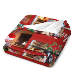 Personalized Photo Blanket - Christmas Gift