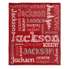Livraison gratuite✈️Couverture personnalisée personnalisée avec le texte du nom, couvertures personnalisées en flanelle pour bébés adultes enfants cadeau d'anniversaire Saint Valentin