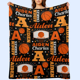 Custom Basketball Personalized Blanket - Gifts for Gifts Kids