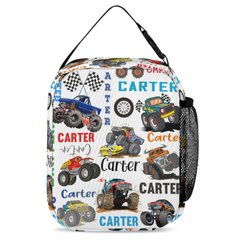 Personalized Name Customized Monster Truck Backpack