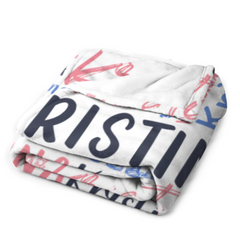 Livraison gratuite✈️Couverture personnalisée avec nom pour adultes et enfants.