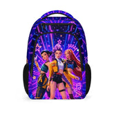 Girls Anime Music Star Backpack for School