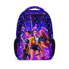 Girls Anime Music Star Backpack for School