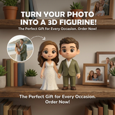 Custom Cute 3D Mini Figure Office Desk Figurine Based on Your Picture Birthday Gift Valentines Gift Christmas Gift