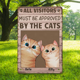 The Cats In Your Area - Cat Personalized Custom Metal Sign - Gift For Pet Lovers, Pet Owners