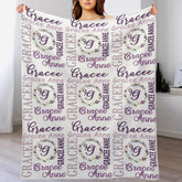 Personalized Baby Name Blanket - Baby Shower Gift