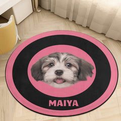 Tapis de portrait d’animal de compagnie personnalisé - Tapis personnalisé pour animaux de compagnie de dessin animé, animaux, chien, chat - Tapis de décoration intérieure personnalisés pour animaux de compagnie