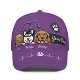 Keep Calm And Love Dogs - Dog & Cat Personalized Custom All Over Print Classic Cap - Gift For Pet Owners, Pet Lovers