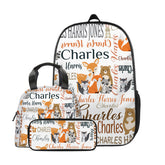 woodland animal backpacks, personalized backpacks, custom backpacks