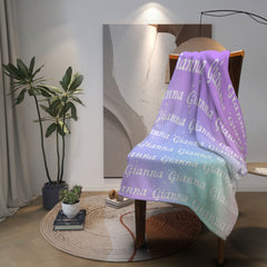 Livraison gratuite✈️ Couverture nominative personnalisée - Multicolore - Idée cadeau pour tout le monde