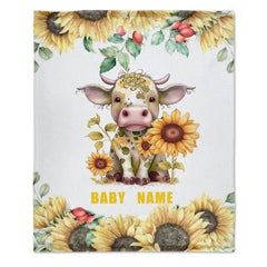 Custom Name Blanket Soft Warm Plush Lightweight Throw Blanket