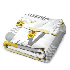 Personalized Blanket - Personalized Custom Name Blanket Gift