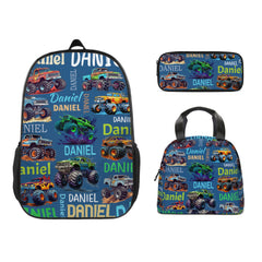Personalized Car Backpack with Name - Gifts for Boys