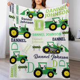 Personalized Truck Custom Name Blankets,Gift For Boys