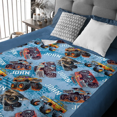 Personalized Names Custom Cool Trucks for Kids