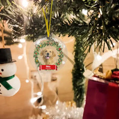 Photo personnalisée en mémoire aimante chien chat - cadeau commémoratif pour animaux de compagnie, cadeau de Noël - ornement acrylique personnalisé