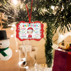 Cadeau pour petit-enfant Dieu dit que je suis - Ornement acrylique Benelux