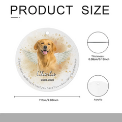 Décoration de Noël commémorative personnalisée avec photo d'animal de compagnie pour les propriétaires d'animaux de compagnie – Si l'amour seul avait pu vous garder ici, vous auriez vécu pour toujours