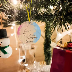 Ornement du zodiaque - Ornement d’horoscope personnalisé