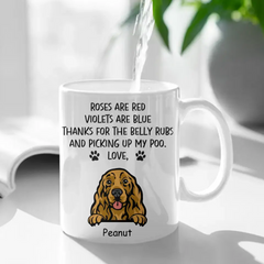 Merci d'avoir pris soin de moi - Tasse personnalisée pour les amoureux des animaux