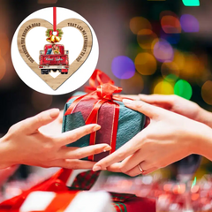 Dieu a béni la route brisée qui m'a conduit directement à vous - Ornement de couple personnalisé