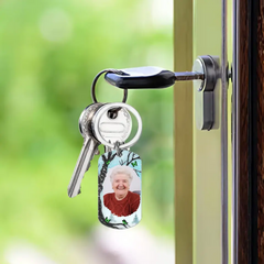 Porte-clés photo personnalisé commémoratif - My Hero My Heart - Cadeau de sympathie