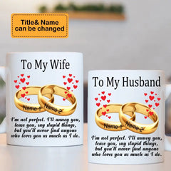 À mon mari/femme - Tasse personnalisée