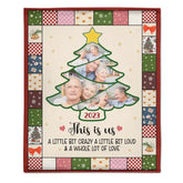 Couverture Photo personnalisée C'est nous un peu de famille folle