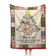 Couverture Photo personnalisée C'est nous un peu de famille folle