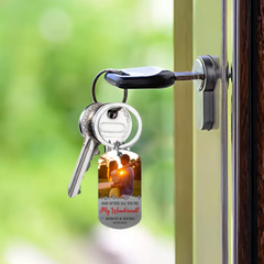 Porte-clés personnalisé en acier inoxydable - You're My Wonderwall - Cadeau pour amoureux