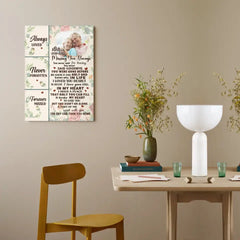 Photo personnalisée personnalisée sur toile commémorative - Toujours aimé