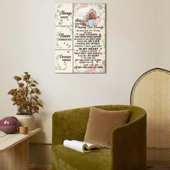 Photo personnalisée personnalisée sur toile commémorative - Toujours aimé