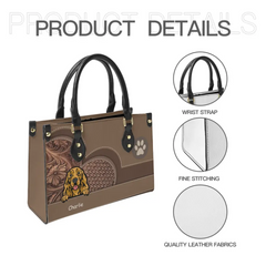 Sac à main personnalisé en cuir pour chien - Cadeau pour les amoureux des chiens