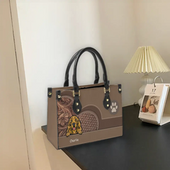 Sac à main personnalisé en cuir pour chien - Cadeau pour les amoureux des chiens