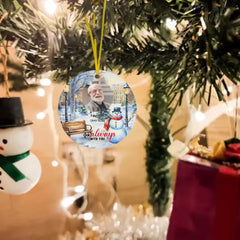 Je suis toujours avec vous Ornement photo acrylique commémoratif personnalisé