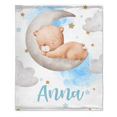 Couverture personnalisée pour bébé avec nom, meilleur cadeau pour couverture pour bébé