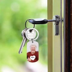 Porte-clés personnalisé en aluminium, quand tu me manques, n'ai pas peur, cadeau pour la famille, les amoureux des chiens et des chats