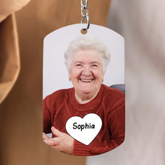 Porte-clés personnalisé en aluminium, quand tu me manques, n'ai pas peur, cadeau pour la famille, les amoureux des chiens et des chats