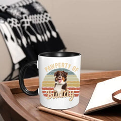 Photo personnalisée Pawperty de – Cadeau pour les amoureux des chiens – Tasse personnalisée