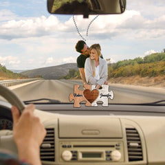 Ornement suspendu de voiture personnalisé - Vous êtes ma pièce manquante